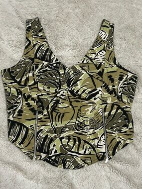 Vintage 80s Plain Jane Crop Top